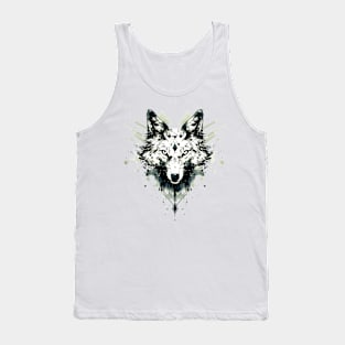 Howling at the Moon: White Wolf Tank Top